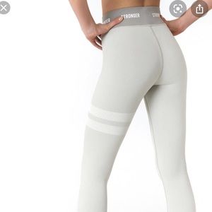 Grey Green Stronger Leggings